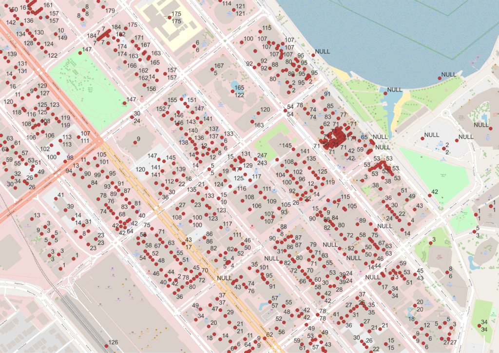 Cairns Cityの住所をマッピング